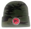 Pop Savvee Clothing Hats OSFA / Camo / 100% Acrylic Unisex Military Camo Beanie With “Pop Savvee Clothing” Chenille Embroidery Patches
