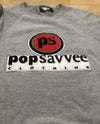 Pop Savvee Clothing Jogging Suits Unisex Heather Grey Sweat Suit With “Pop Savvee Clothing” Chenille Embroidery