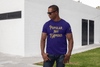 Pop Savvee Clothing Shirts Gold Label Short Sleeve Crewneck T-Shirt With “Popular, Not Famous" Logo