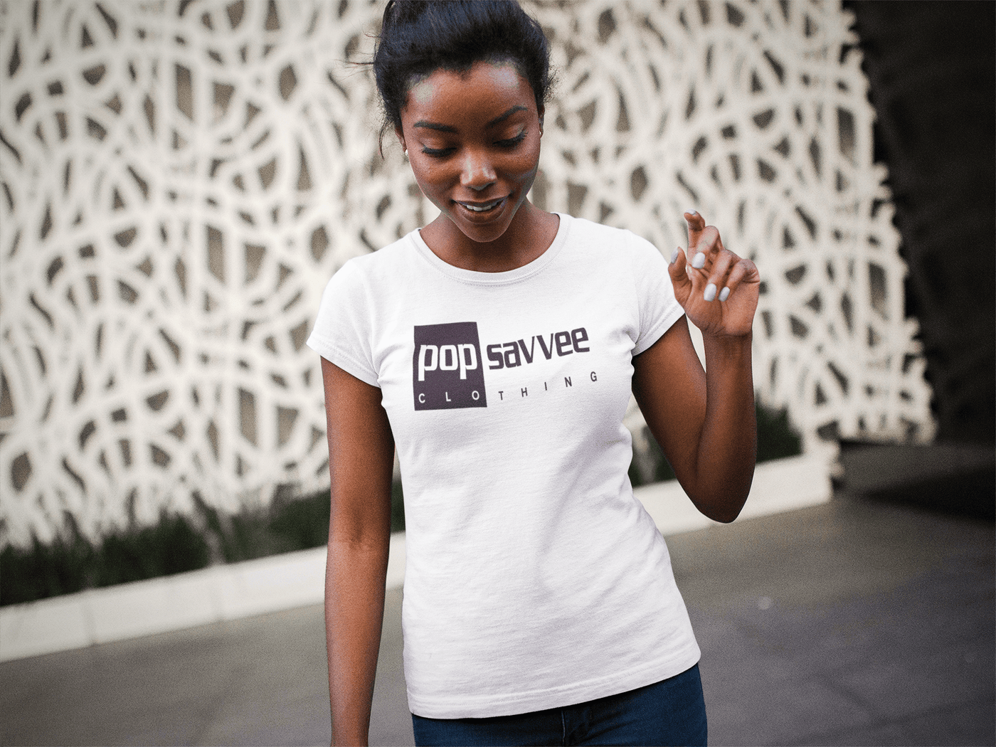 White cotton online t shirts women's