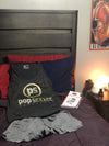 Pop Sexxee Intimates Sleepwear Triblend Tank Top With Metallic Silver and Metallic Gold “Pop Sexxee Intimates” Logo (M)